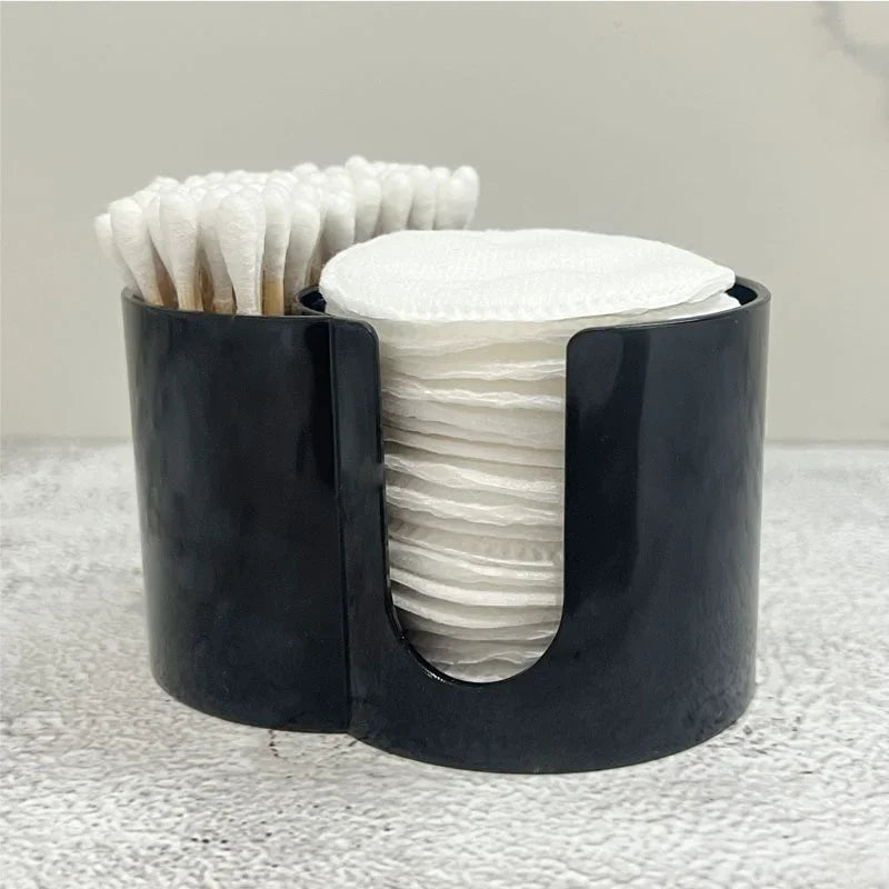 Buy The Best By Artsulli - Art is Long Life Short - 2 in 1 Acrylic Cotton Swab Storage Box Pads Dispenser Container Cosmetic Makeup