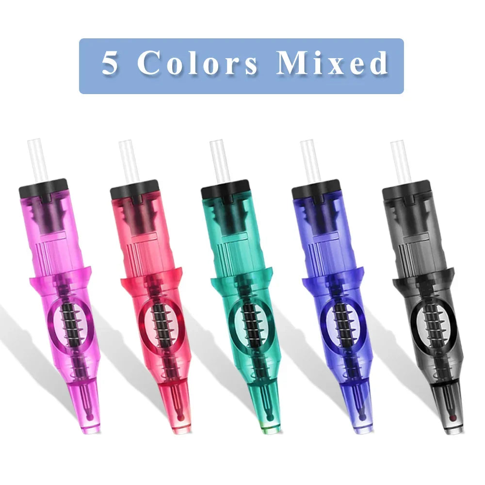 Buy The Best By Artsulli - Art is Long Life Short - 20/15/10/5pcs Ballpoint Tattoo Cartridge Needle Practice for Pen Machine Beginner