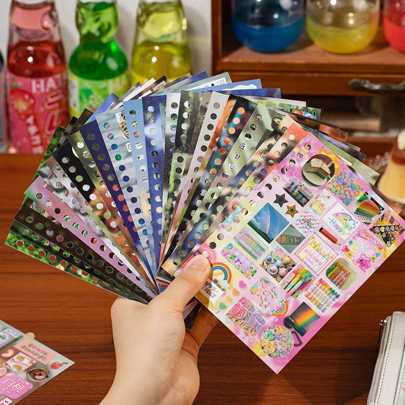 Buy The Best By Artsulli - Art is Long Life Short - 20/30 Sheets Die cut Japanese Stationery Stickers book Retro Cartoon Decorative Sticker