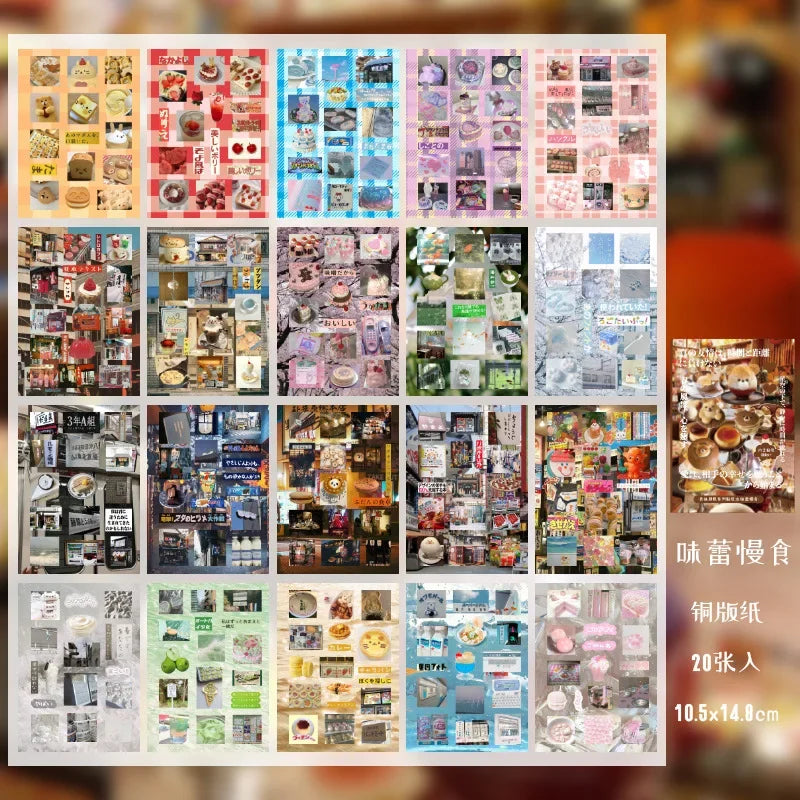 Buy The Best By Artsulli - Art is Long Life Short - 20/30 Sheets Die cut Japanese Stationery Stickers book Retro Cartoon Decorative Sticker