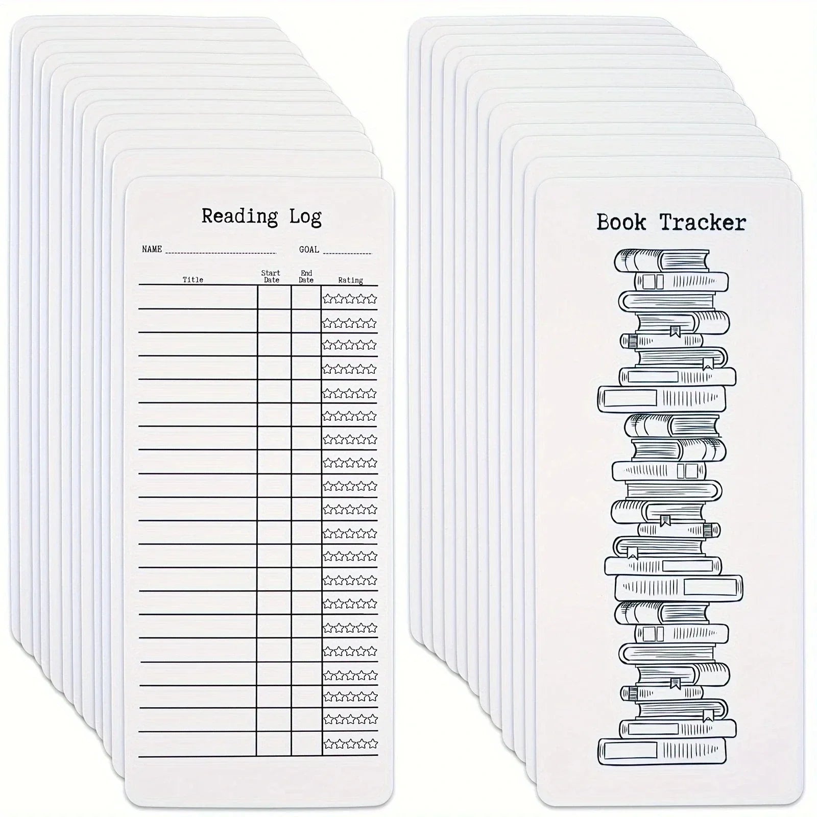 Buy The Best By Artsulli - Art is Long Life Short - 20/50 Pcs Reading List Bookmark Blank Bookmarks Book Accessories DIY for Projects