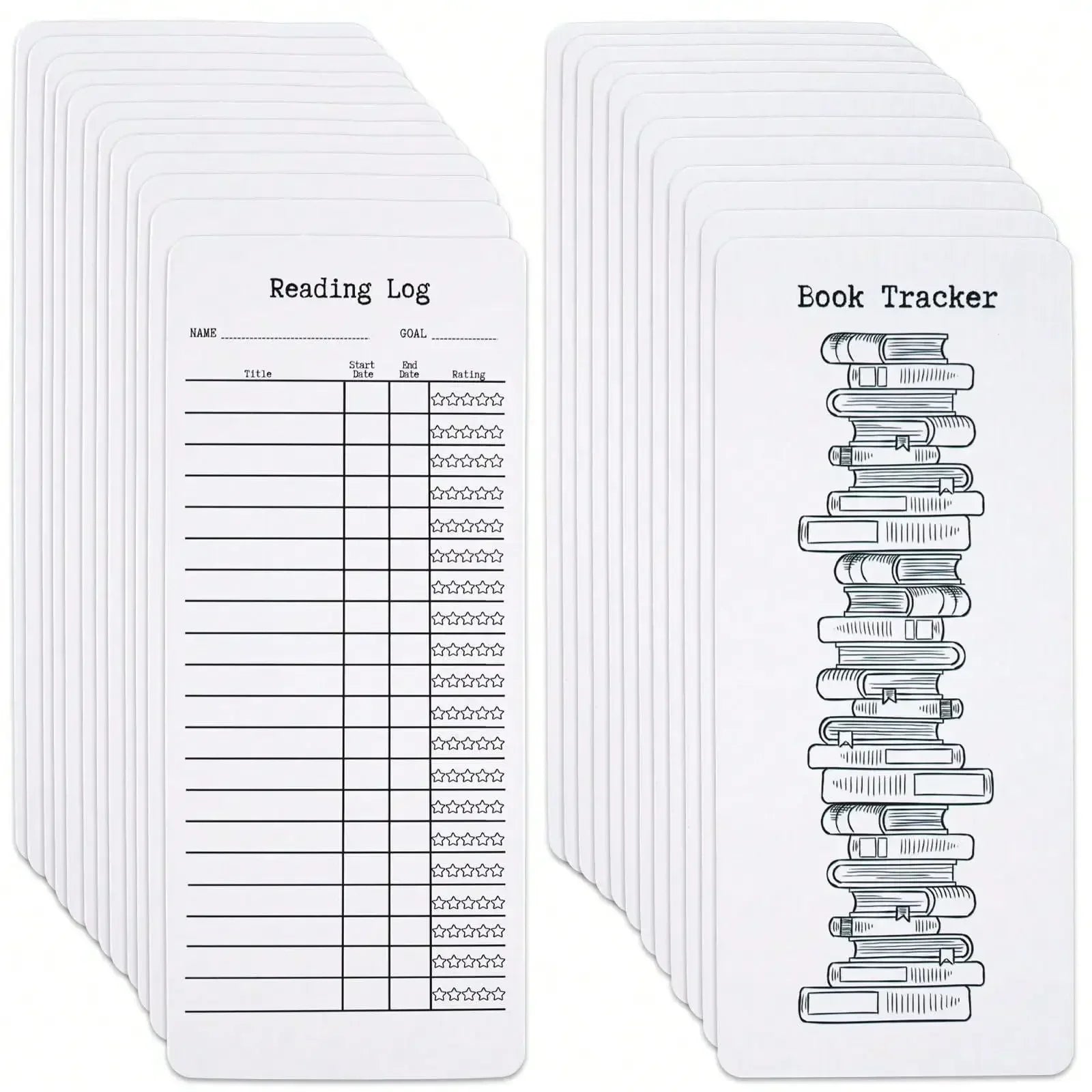 Buy The Best By Artsulli - Art is Long Life Short - 20/50 Pcs Reading List Bookmark Blank Bookmarks Book Accessories DIY for Projects