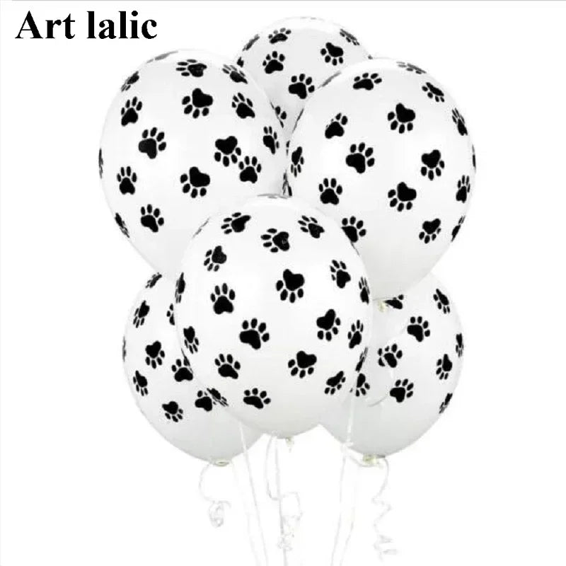 Buy The Best By Artsulli - Art is Long Life Short - 20 Party Supplies 12’’ Latex Balloons Dog Birthday Kids Baby Shower Balloon Decoration