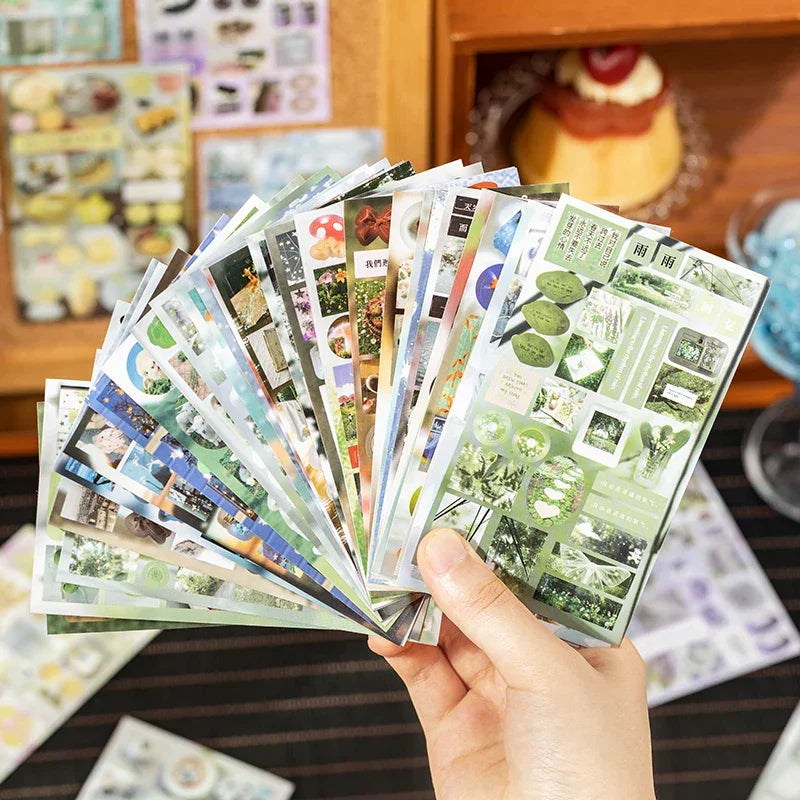 Buy The Best By Artsulli - Art is Long Life Short - 20 Pcs Die cut Stickers book Retro Cartoon Decorative handmade Scrapbooking supplies