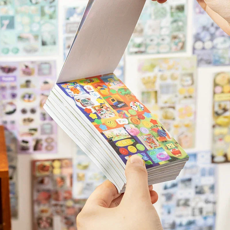 Buy The Best By Artsulli - Art is Long Life Short - 20 Pcs Die cut Stickers book Retro Cartoon Decorative handmade Scrapbooking supplies
