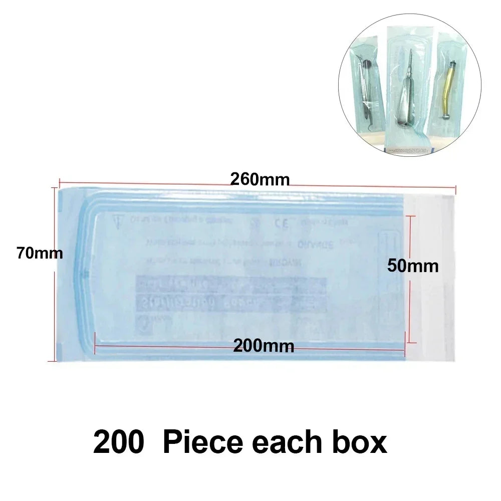 Buy The Best By Artsulli - Art is Long Life Short - 200-10PC Disposable Self-sealing Sterilization Pouches Bag 7 Sizes Tattoo Nail