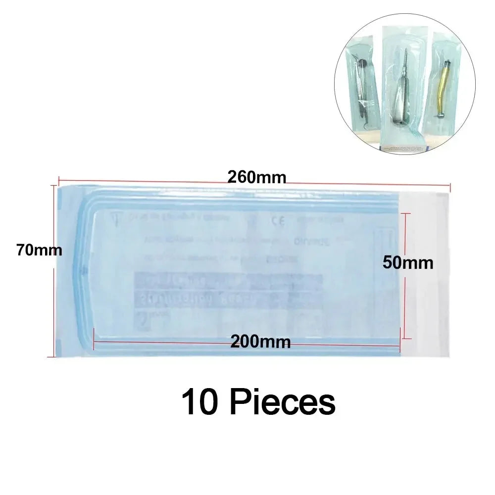 Buy The Best By Artsulli - Art is Long Life Short - 200-10PC Disposable Self-sealing Sterilization Pouches Bag 7 Sizes Tattoo Nail