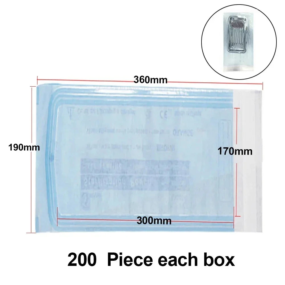 Buy The Best By Artsulli - Art is Long Life Short - 200-10PC Disposable Self-sealing Sterilization Pouches Bag 7 Sizes Tattoo Nail