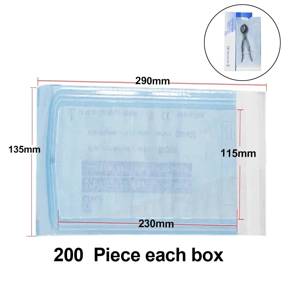 Buy The Best By Artsulli - Art is Long Life Short - 200-10PC Disposable Self-sealing Sterilization Pouches Bag 7 Sizes Tattoo Nail