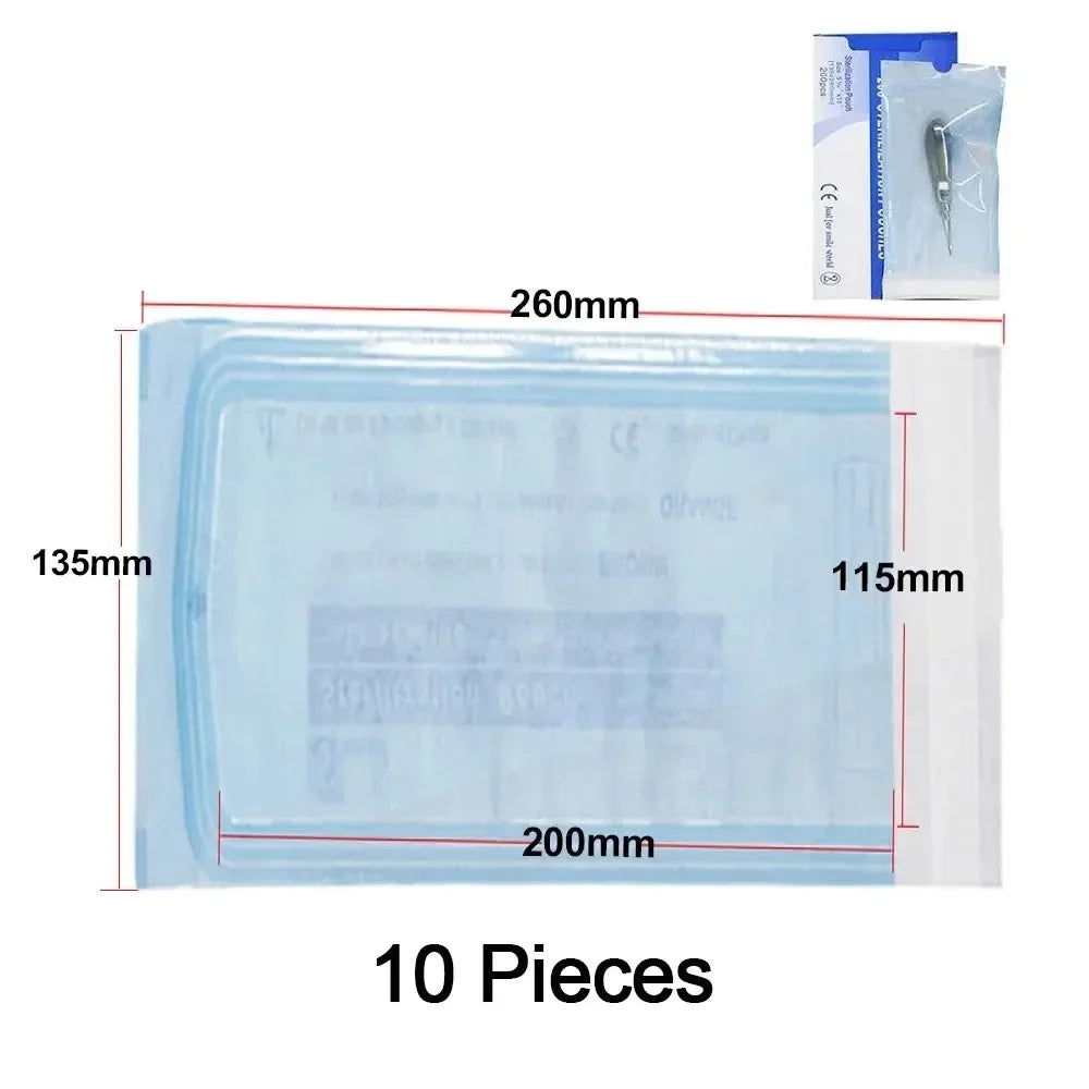 Buy The Best By Artsulli - Art is Long Life Short - 200-10PC Disposable Self-sealing Sterilization Pouches Bag 7 Sizes Tattoo Nail