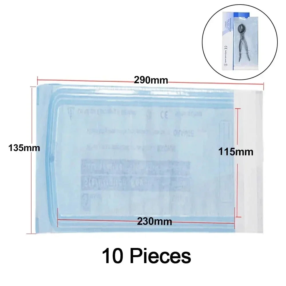 Buy The Best By Artsulli - Art is Long Life Short - 200-10PC Disposable Self-sealing Sterilization Pouches Bag 7 Sizes Tattoo Nail