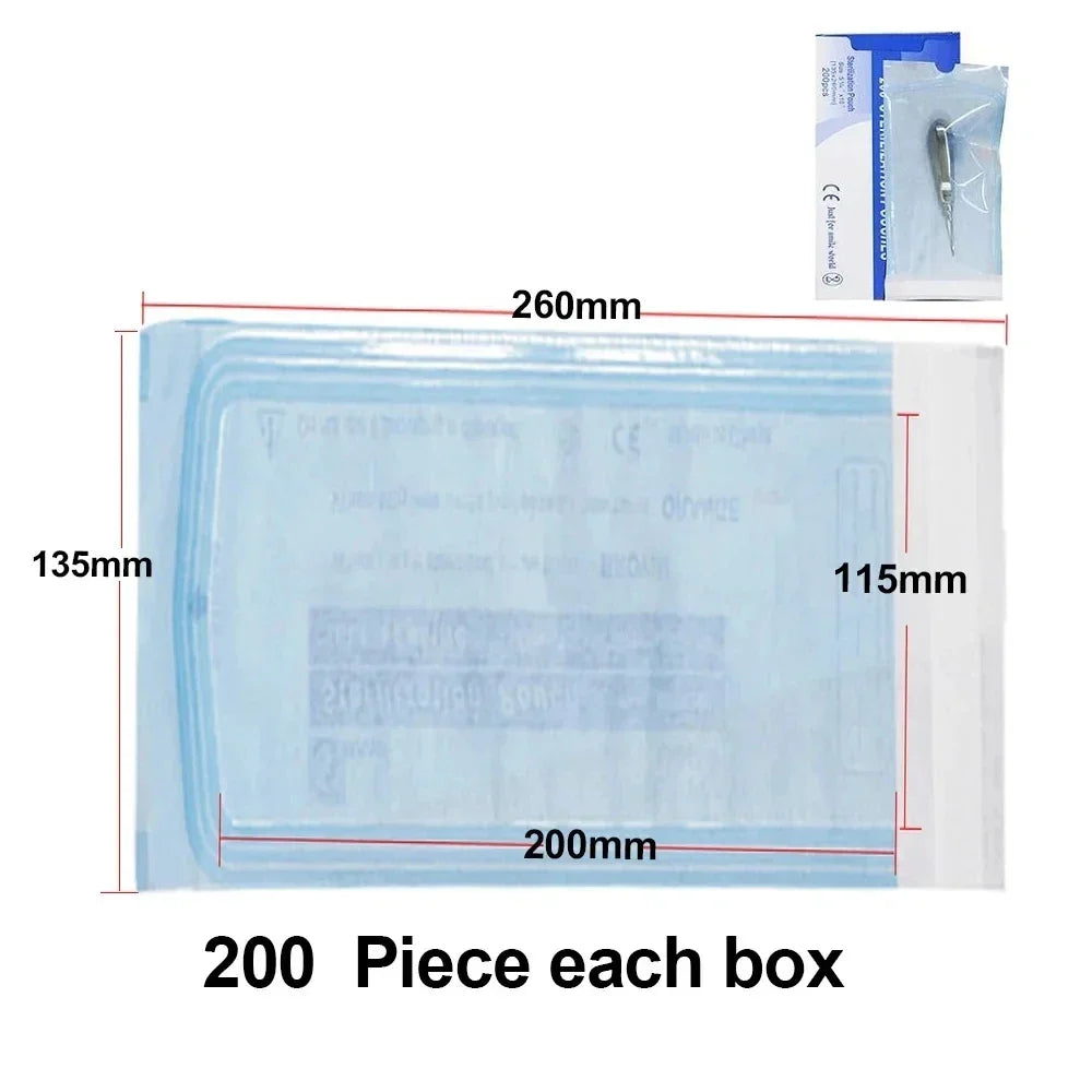 Buy The Best By Artsulli - Art is Long Life Short - 200-10PC Disposable Self-sealing Sterilization Pouches Bag 7 Sizes Tattoo Nail