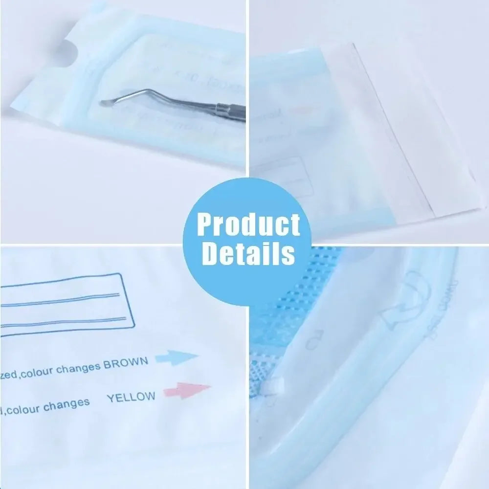 Buy The Best By Artsulli - Art is Long Life Short - 200-10PC Disposable Self-sealing Sterilization Pouches Bag 7 Sizes Tattoo Nail