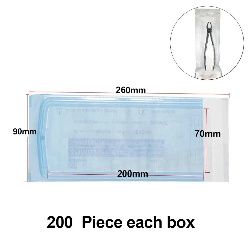Buy The Best By Artsulli - Art is Long Life Short - 200-10PC Disposable Self-sealing Sterilization Pouches Bag 7 Sizes Tattoo Nail