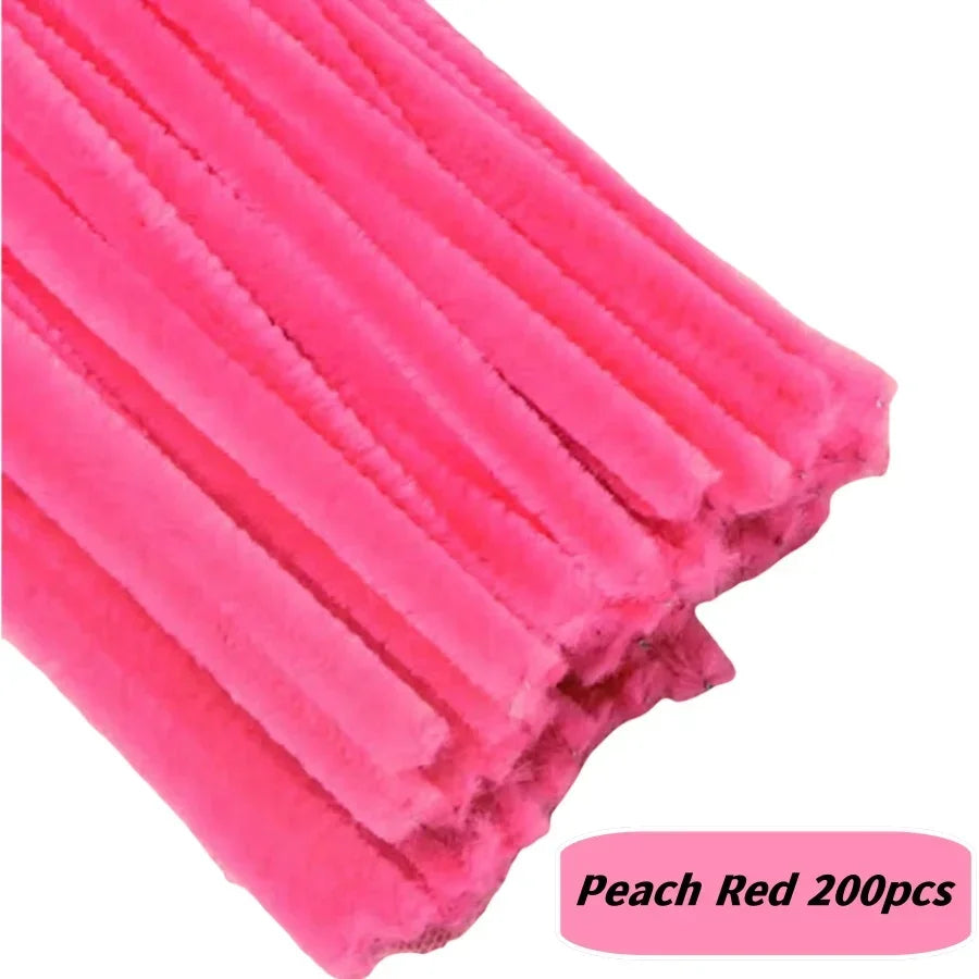 Buy The Best By Artsulli - Art is Long Life Short - 200 PCS Red Pipe Cleaners Chenille Stem Stems Cleaner Crafts Supplies for DIY Arts