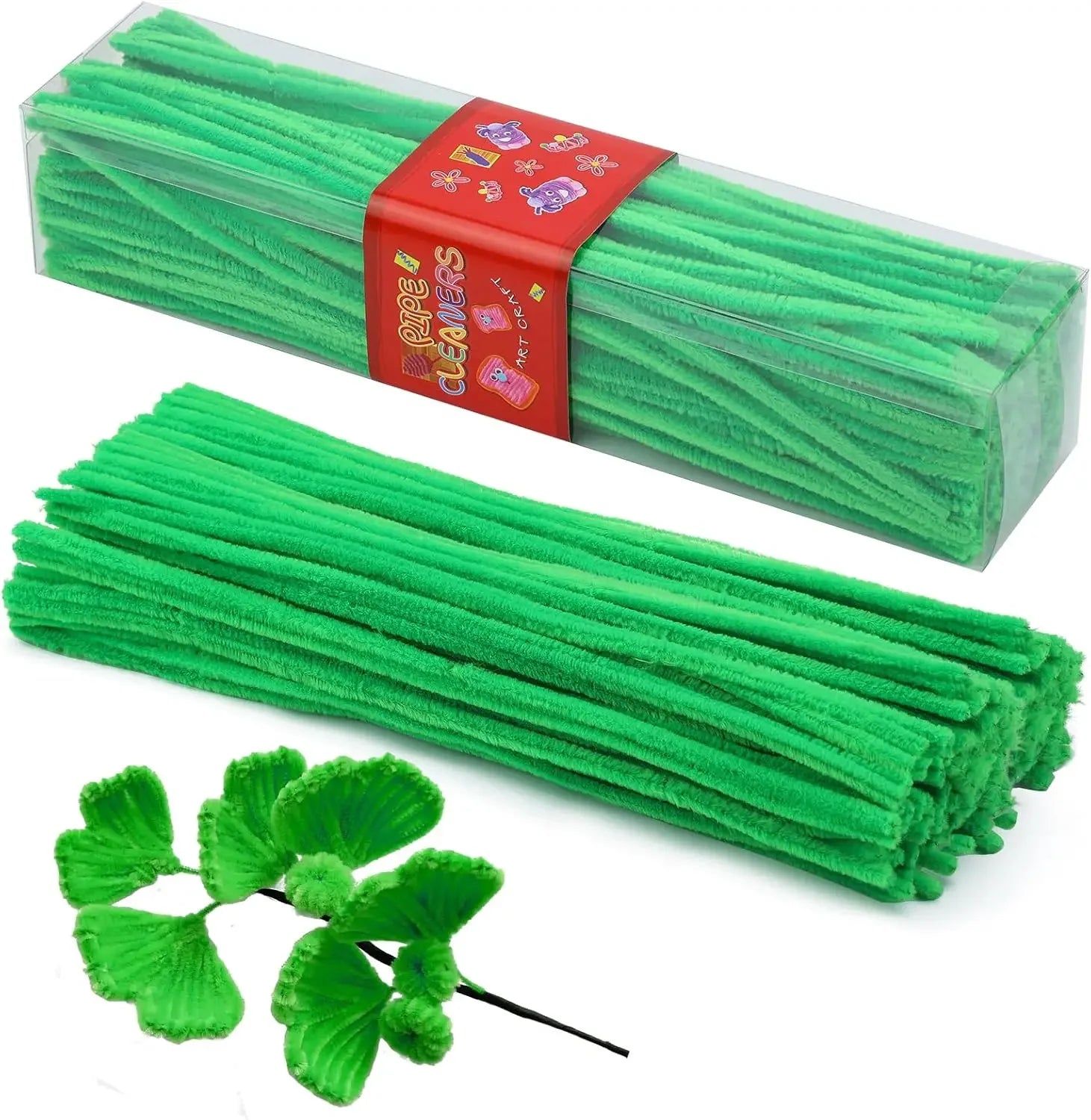 Buy The Best By Artsulli - Art is Long Life Short - 200pcs Pipe Cleaners Craft Set with 10 pairs Adhesive Eyes Chenille Stems DIY Christmas