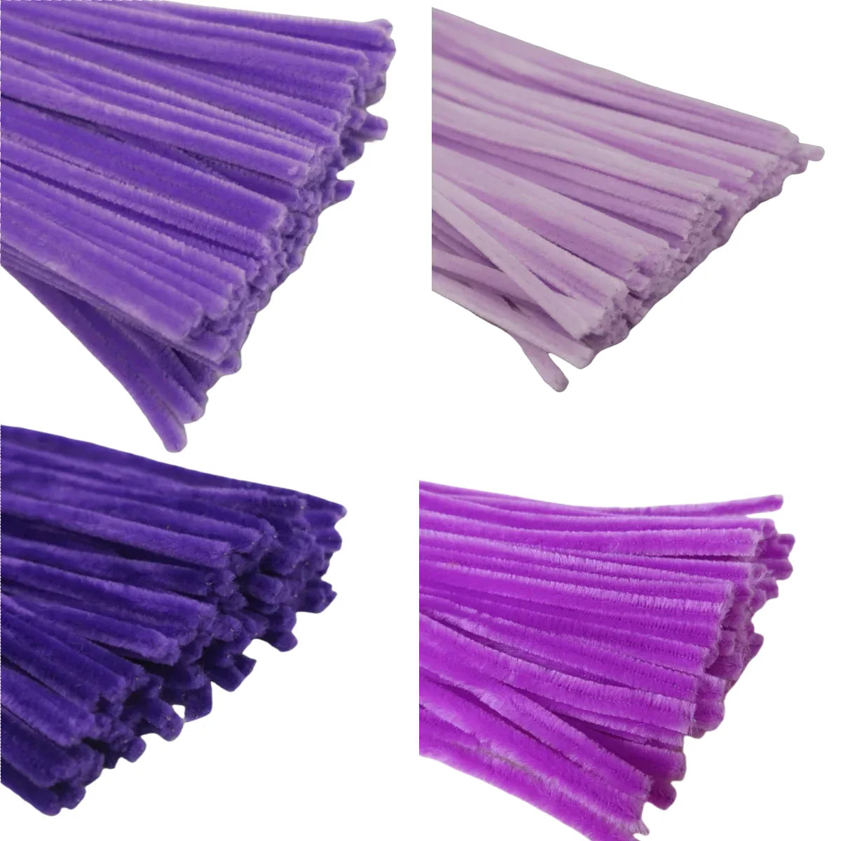 Buy The Best By Artsulli - Art is Long Life Short - 200PCS Purple Series Pipe Cleaners Chenille Stem Craft Supplies for DIY Arts Crafts