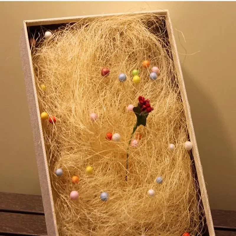 Buy The Best By Artsulli - Art is Long Life Short - 20g/pack 100% Natural hemp Sisal DIY Flower Bouquet Rustic Wrapping Nest Gift Box