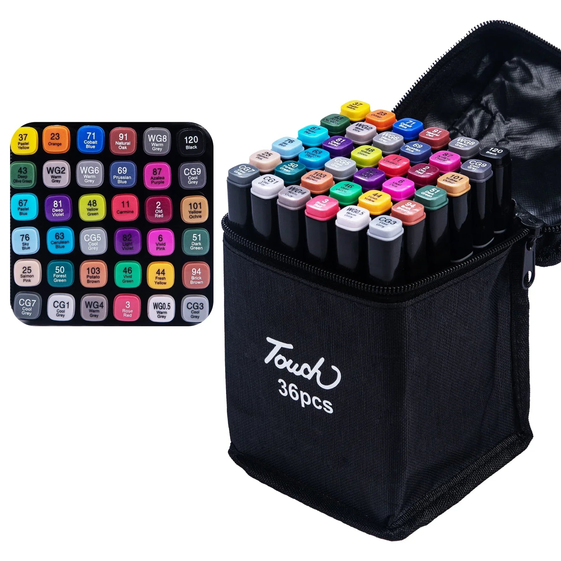 Buy The Best By Artsulli - Art is Long Life Short - 24-80 Colors Artist Double Headed Marker Pen Graffiti Manga Sketch Based Soft Brush