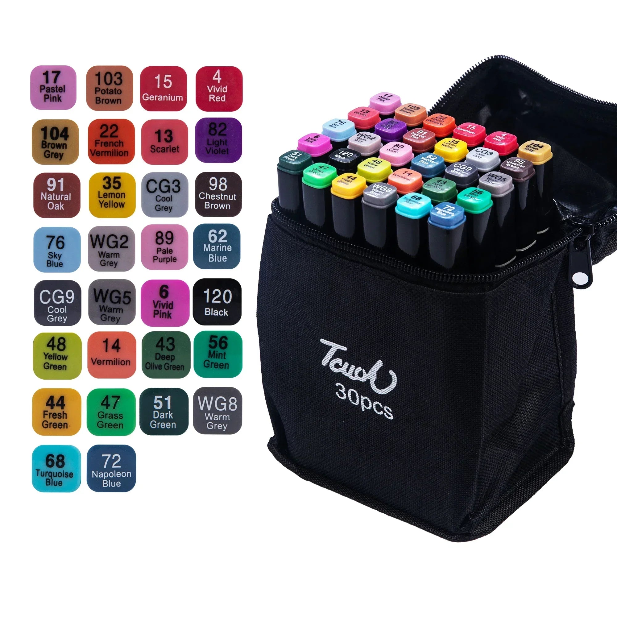 Buy The Best By Artsulli - Art is Long Life Short - 24-80 Colors Artist Double Headed Marker Pen Graffiti Manga Sketch Based Soft Brush