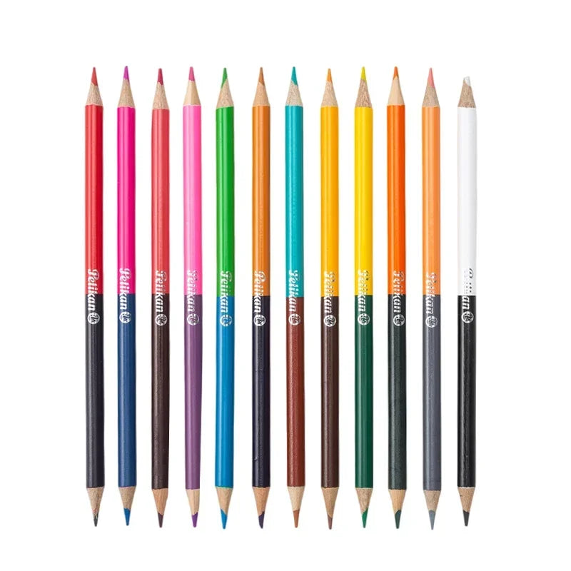 Buy The Best By Artsulli - Art is Long Life Short - 24 Colors Double Headed Pencils for Children Professional Drawing Sketching and Pastel