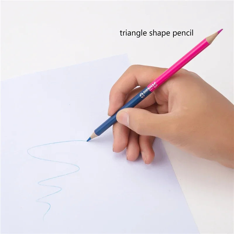 Buy The Best By Artsulli - Art is Long Life Short - 24 Colors Double Headed Pencils for Children Professional Drawing Sketching and Pastel