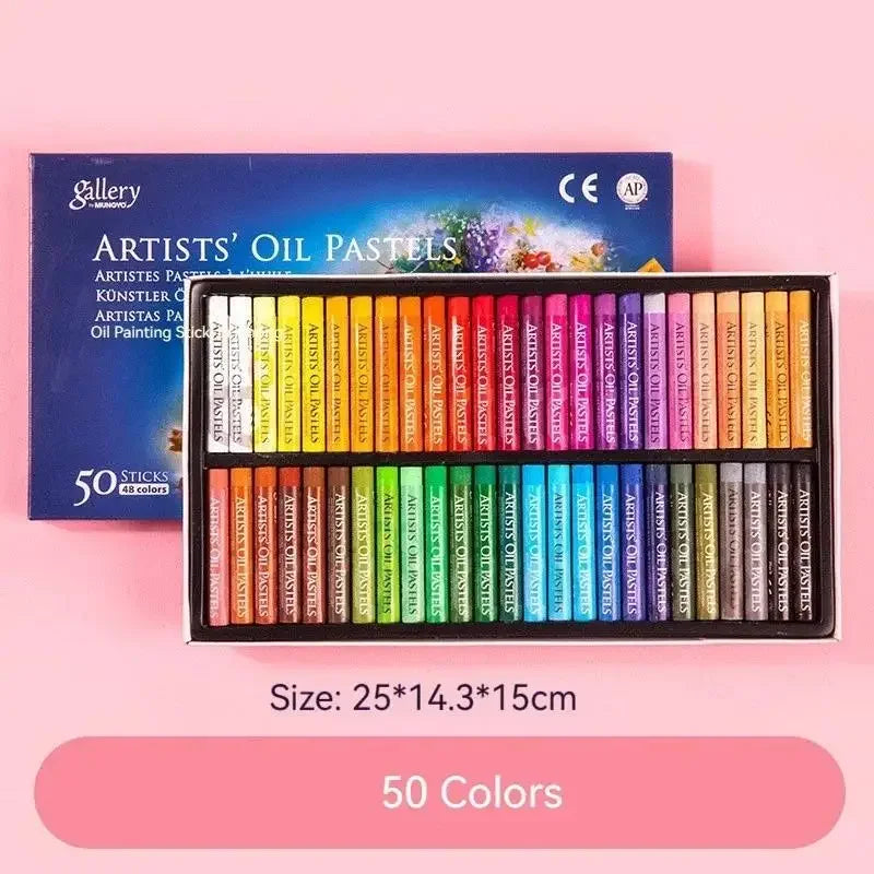 Buy The Best By Artsulli - Art is Long Life Short - 25/50 Colors Oil Pastel Soft Stick Set Children Professional Painting Drawing Graffiti
