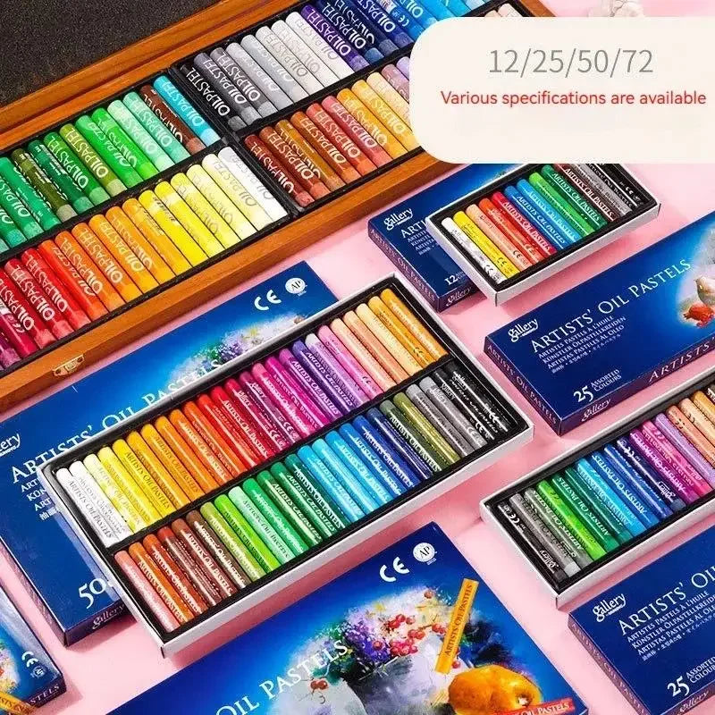 Buy The Best By Artsulli - Art is Long Life Short - 25/50 Colors Oil Pastel Soft Stick Set Children Professional Painting Drawing Graffiti