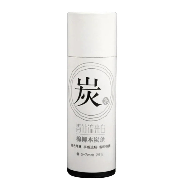 Buy The Best By Artsulli - Art is Long Life Short - 25Pcs Charcoal Sticks Pencils Sketching Drawing Supplies For DIY Student Hobbyist