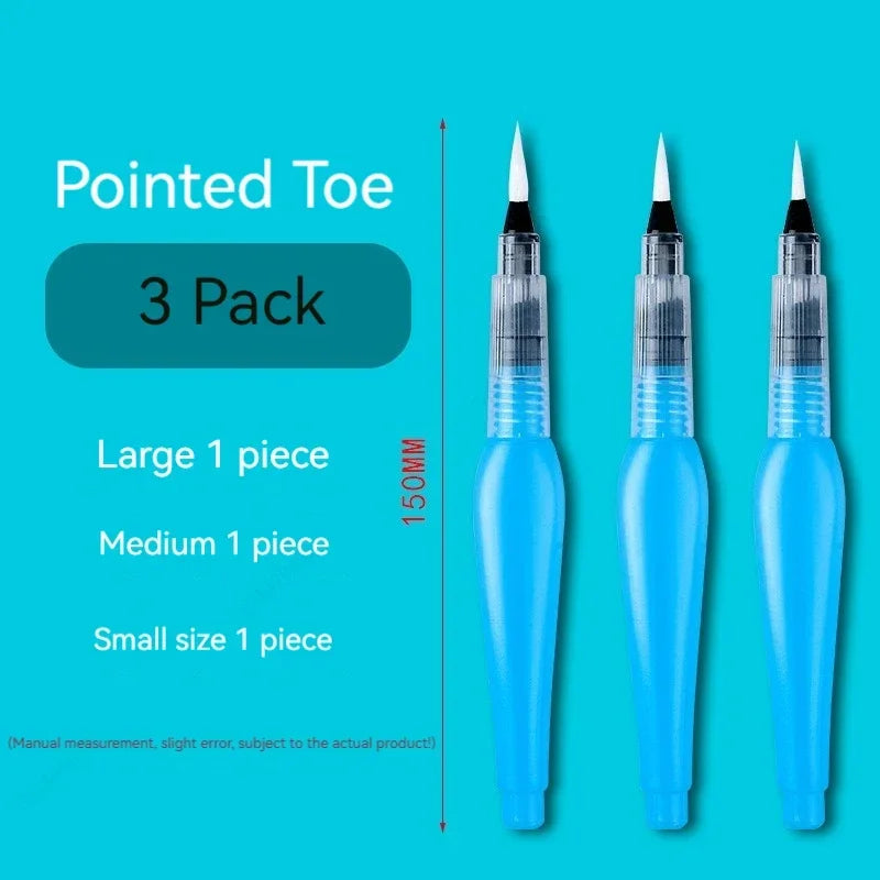 Buy The Best By Artsulli - Art is Long Life Short - 3/6 Piece Water Color Brush Pen Set Watercolor Paint Pens for Painting Markers