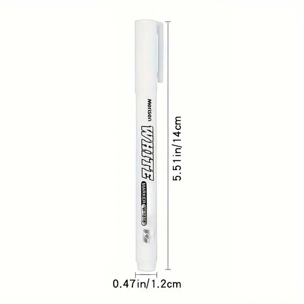 Buy The Best By Artsulli - Art is Long Life Short - 3/6pcs Waterproof White Marker Pen for Tire Painting Fabric Wood and Leather