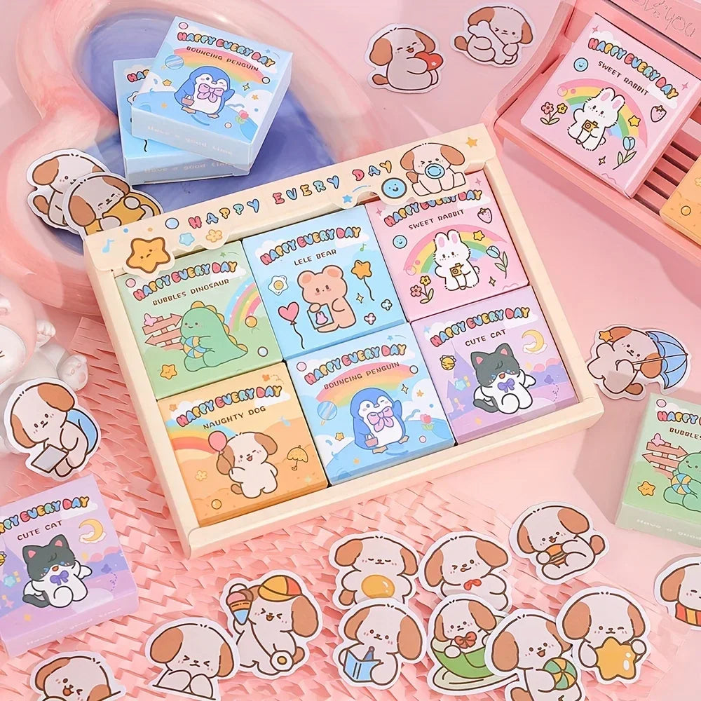 Buy The Best By Artsulli - Art is Long Life Short - 300 Sheets Cute Cartoon Animals Washi Scrapbooking Stickers Set Decorative DIY Crafts