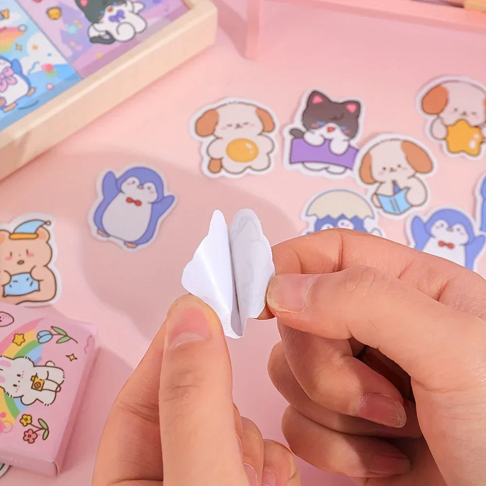 Buy The Best By Artsulli - Art is Long Life Short - 300 Sheets Cute Cartoon Animals Washi Scrapbooking Stickers Set Decorative DIY Crafts