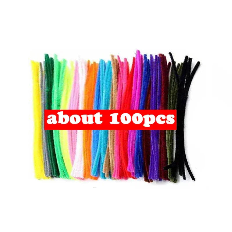 Buy The Best By Artsulli - Art is Long Life Short - 300pcs Kids Craft Supplies Set DIY Activities Parties 100 Pipe Cleaners Pompoms Wiggle