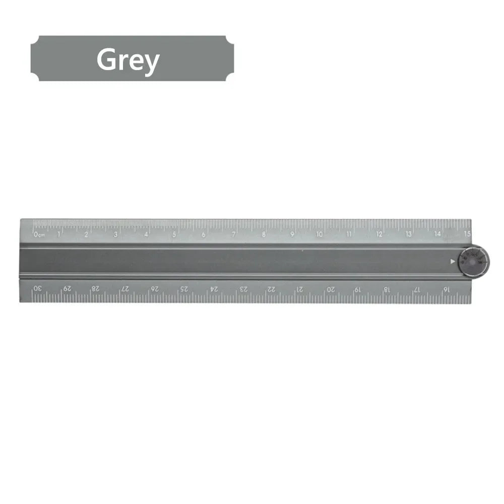 Buy The Best By Artsulli - Art is Long Life Short - 30cm Folding Ruler Drawing Measuirng Tool Aluminum Alloy Straight Multifunctional Metal