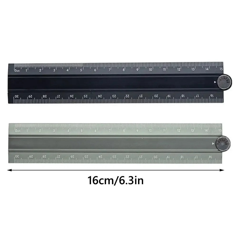 Buy The Best By Artsulli - Art is Long Life Short - 30cm Folding Ruler Drawing Measuirng Tool Aluminum Alloy Straight Multifunctional Metal