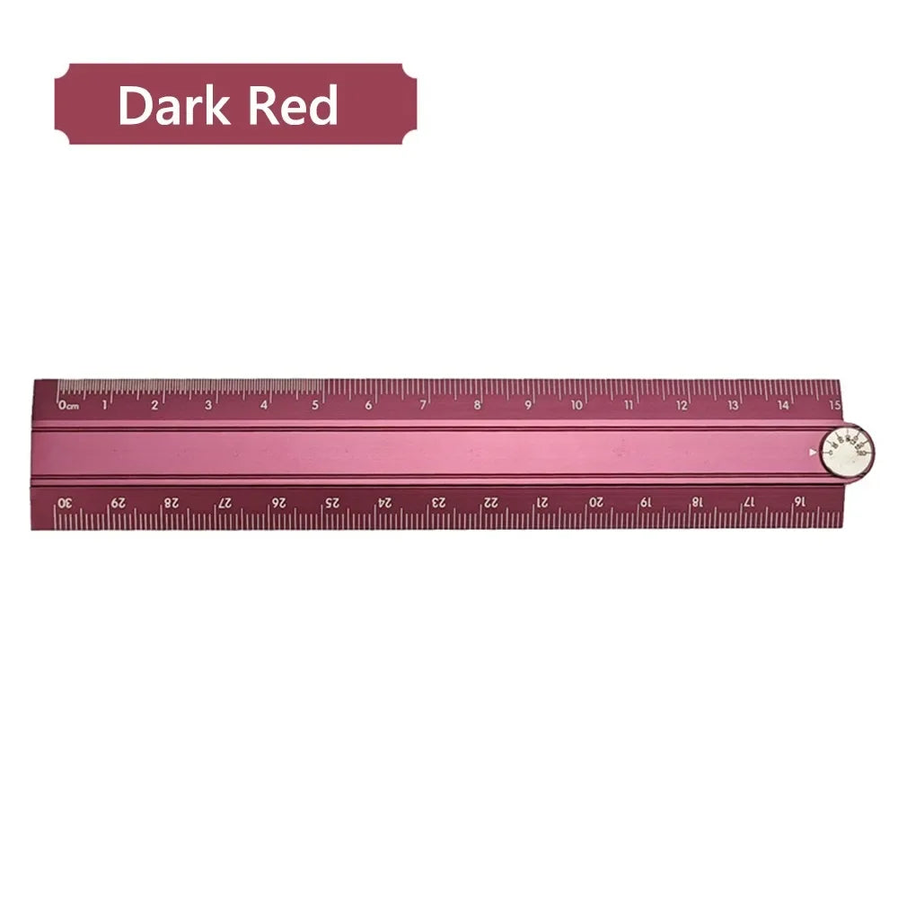 Buy The Best By Artsulli - Art is Long Life Short - 30cm Folding Ruler Drawing Measuirng Tool Aluminum Alloy Straight Multifunctional Metal