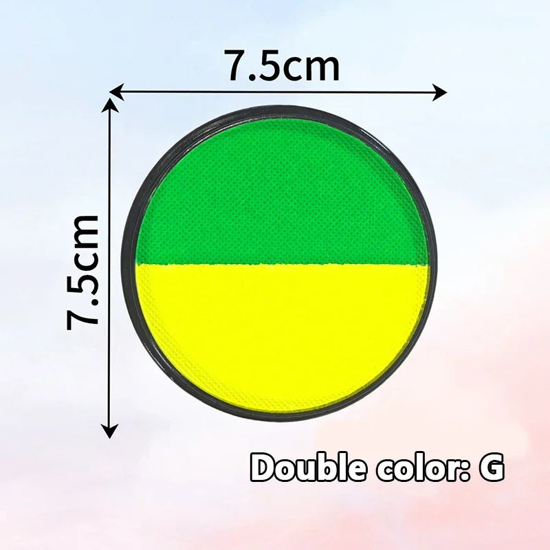 Buy The Best By Artsulli - Art is Long Life Short - 30G Multicolor Watercolor Face Paint,Dual-Tone,Easy Wash Water-Based Body for Stage