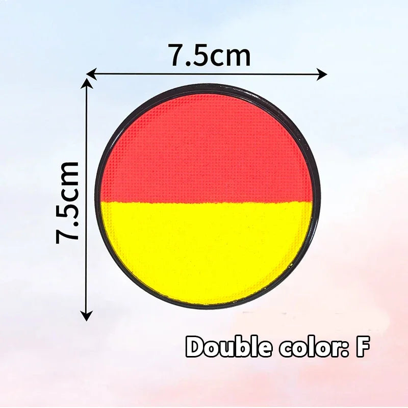 Buy The Best By Artsulli - Art is Long Life Short - 30G Multicolor Watercolor Face Paint,Dual-Tone,Easy Wash Water-Based Body for Stage