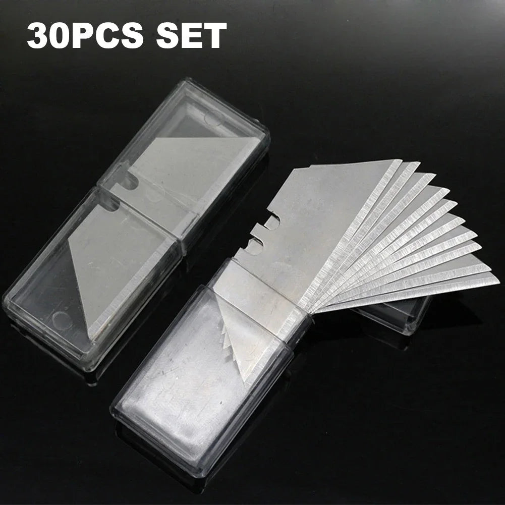 Buy The Best By Artsulli - Art is Long Life Short - 30Pcs Set Trapezoidal Blade Replacement Craft CutterTool Multifunction Office Supplies