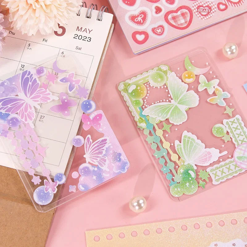 Buy The Best By Artsulli - Art is Long Life Short - 30sheets Kawaii Cartoon Mini Stickers Cute Die Cut Sticker Book Creative Decor Diary