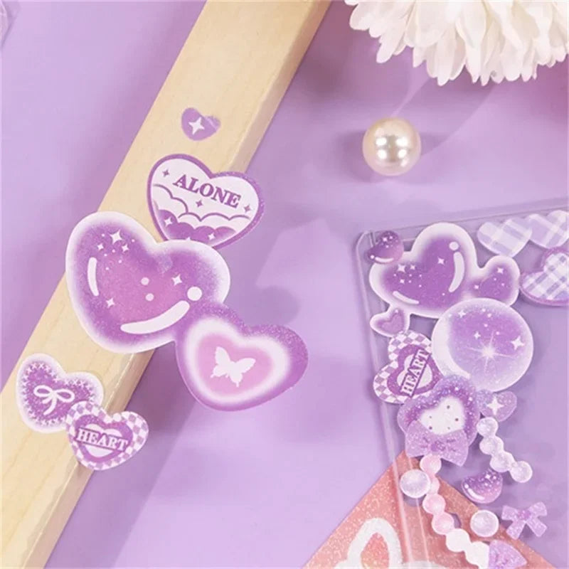 Buy The Best By Artsulli - Art is Long Life Short - 30sheets Kawaii Cartoon Mini Stickers Cute Die Cut Sticker Book Creative Decor Diary