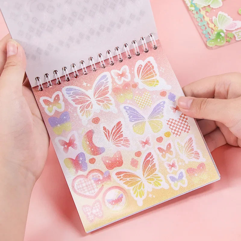 Buy The Best By Artsulli - Art is Long Life Short - 30sheets Kawaii Cartoon Mini Stickers Cute Die Cut Sticker Book Creative Decor Diary
