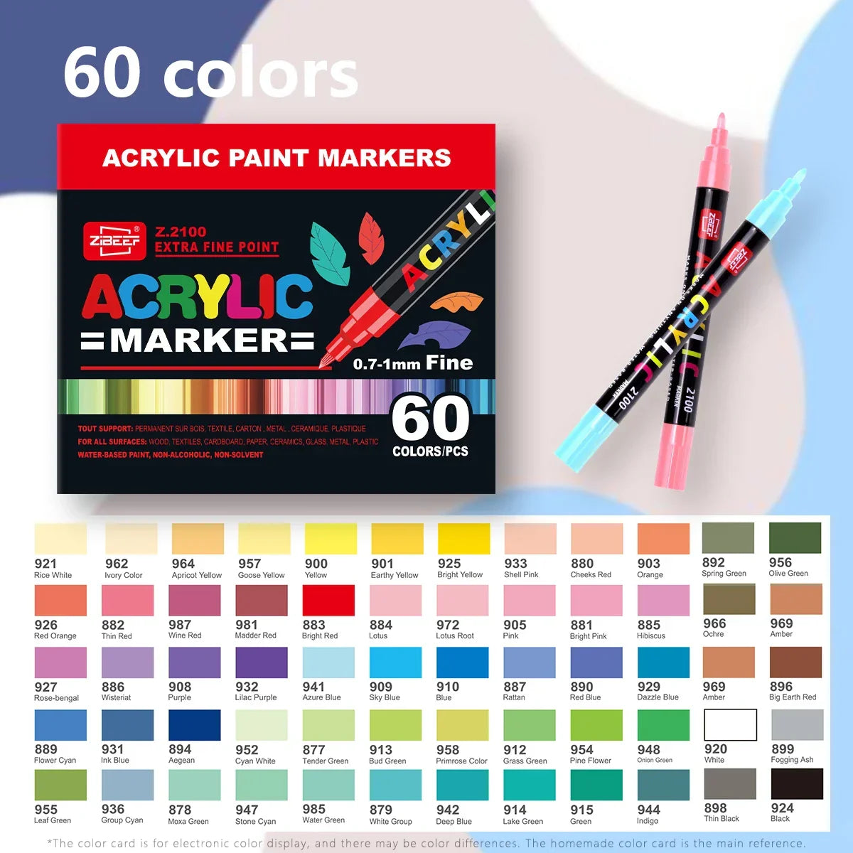 Buy The Best By Artsulli - Art is Long Life Short - 36-240 Acrylic Paint Markers Waterproof & High Saturation