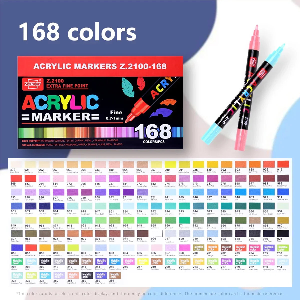 Buy The Best By Artsulli - Art is Long Life Short - 36-240 Acrylic Paint Markers Waterproof & High Saturation