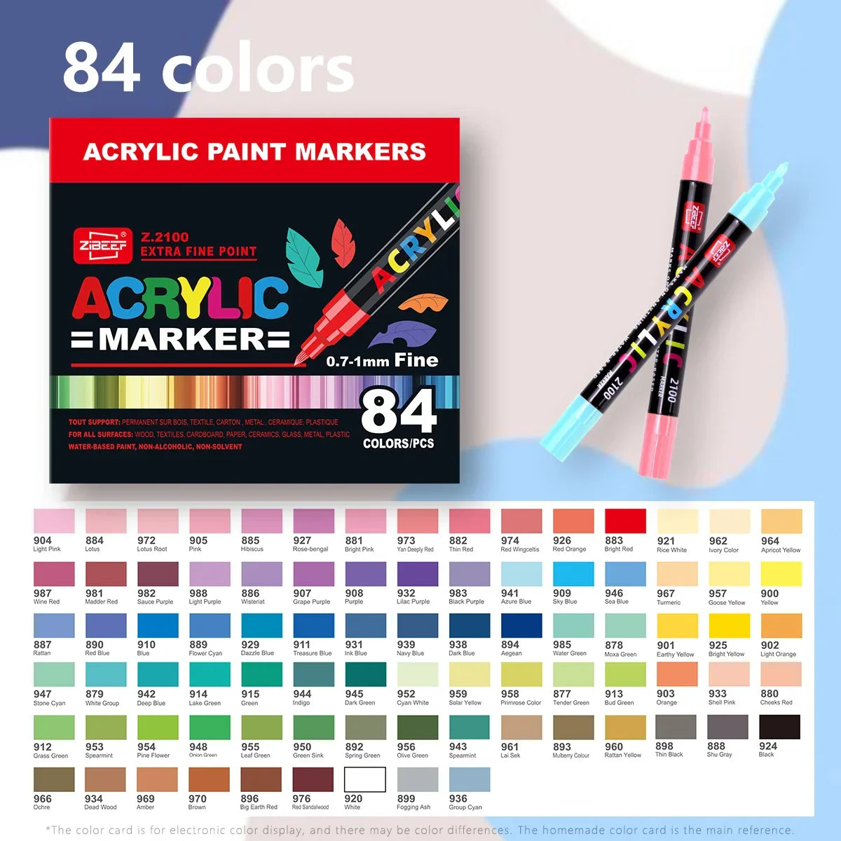 Buy The Best By Artsulli - Art is Long Life Short - 36-240 Acrylic Paint Markers Waterproof & High Saturation