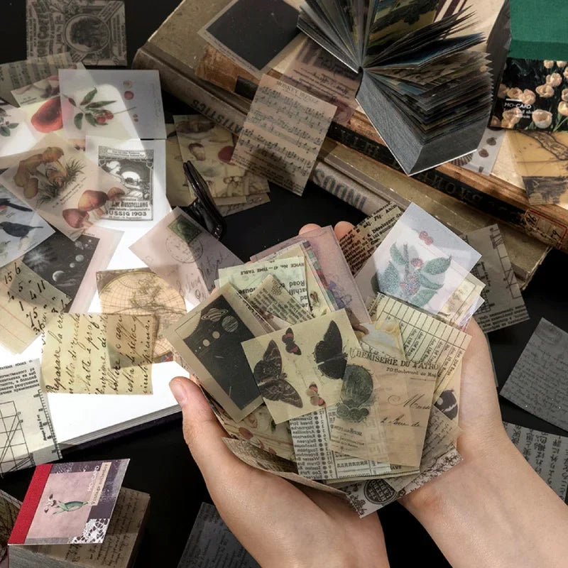 Buy The Best By Artsulli - Art is Long Life Short - 366pcs Scrapbook Paper Craft Vintage Scrapbooking Junk Journal Supplies Deco Sticker