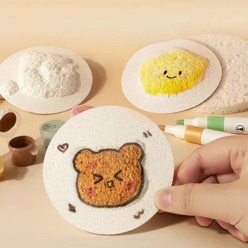 Buy The Best By Artsulli - Art is Long Life Short - 3D Drawing Magic Canvas Sponge Foam Texture Painting Paper Kids DIY Craft Birthday
