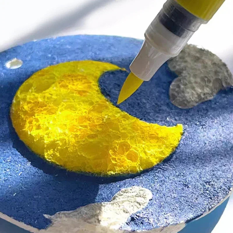 Buy The Best By Artsulli - Art is Long Life Short - 3D Drawing Magic Canvas Sponge Foam Texture Painting Paper Kids DIY Craft Birthday