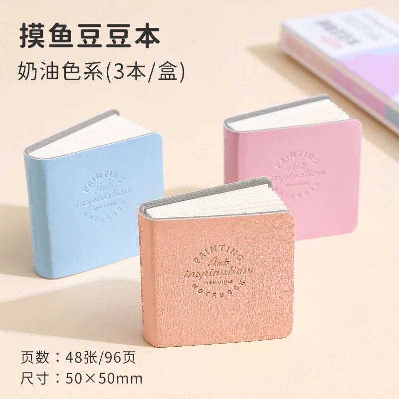 Buy The Best By Artsulli - Art is Long Life Short - 3pcs/set Colorful Mini Drawing Books Square Watercolor Sketchbook Thick Paper Study